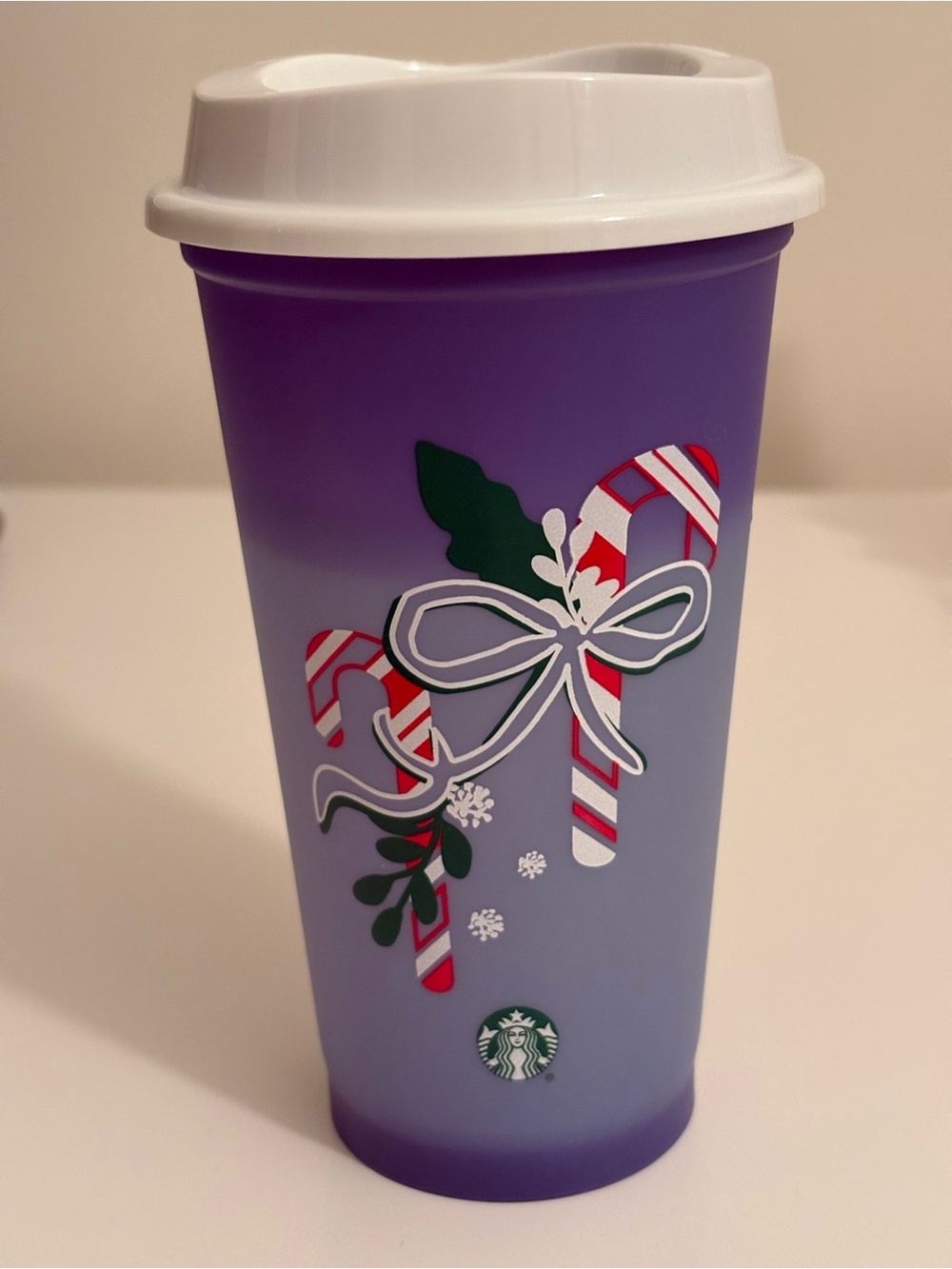 Starbucks Blue Colour Changing Holiday Travel Cup
